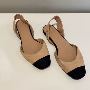 Strap ballet flat